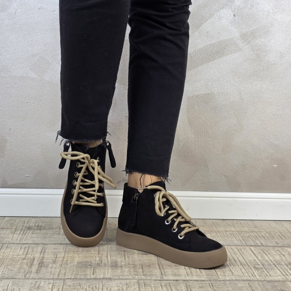 MANOS.RO Ghete dama casual Formazione piele naturala GD2408 - Img 4