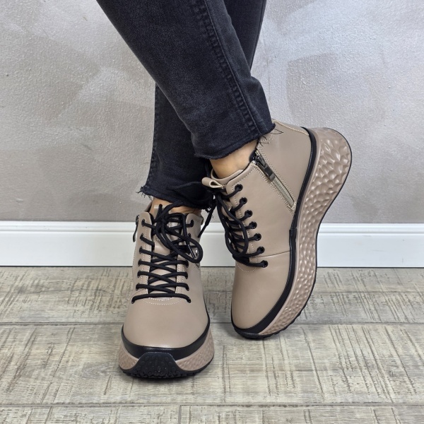 MANOS.RO Ghete dama casual sport piele naturala Filippo GD2632 - Img 2