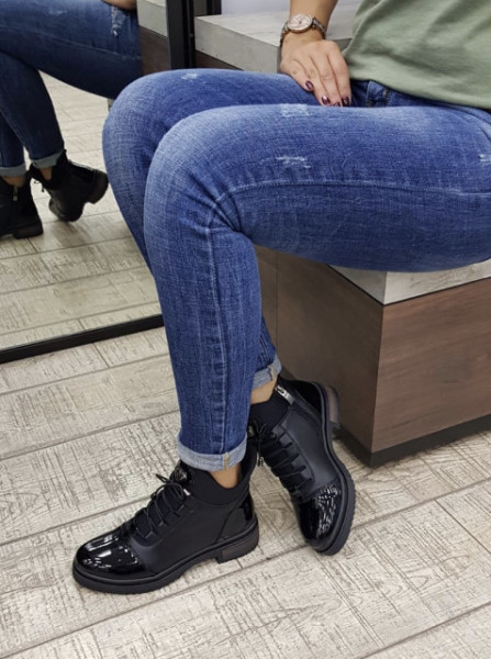 MANOS.RO Ghete dama piele naturala GD1084 - Img 3