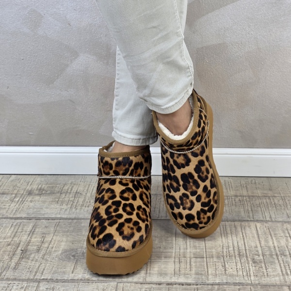 MANOS.RO Ghete dama piele naturala Water Repellent ANA VIOTTI GD2428 - Img 2