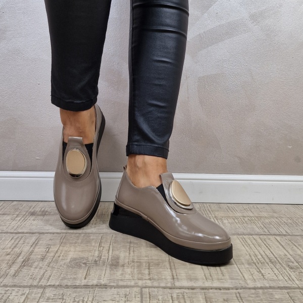 MANOS.RO Pantofi casual dama piele naturala PC1916 - Img 2