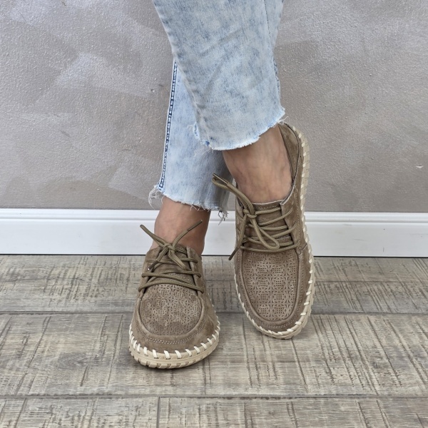 MANOS.RO Pantofi dama casual sport piele naturala FILIPPO PC2393 - Img 2