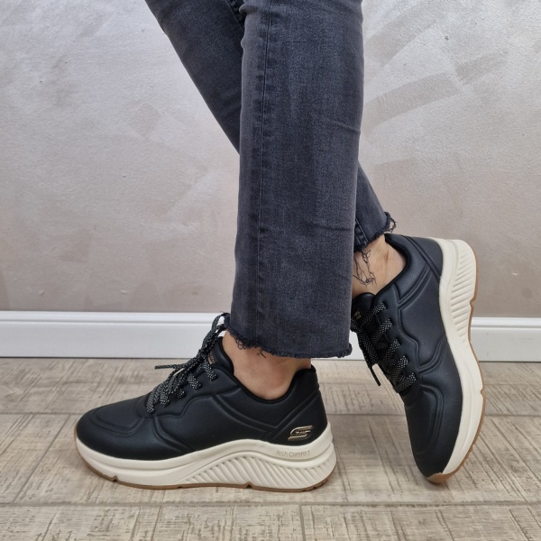MANOS.RO Pantofi dama sport Skechers® Bobs Arch Comfort B 117560 BLK - Img 3