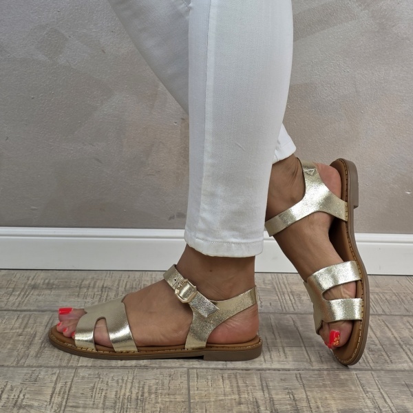 MANOS.RO Sandale dama piele naturala GOLD DEER SV1616 - Img 3