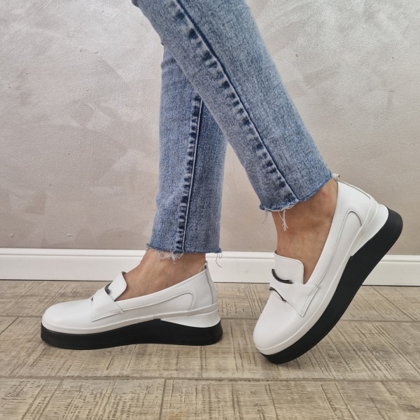 Pantofi casual/sport dama MANOS.RO piele naturala PP389 - Img 3