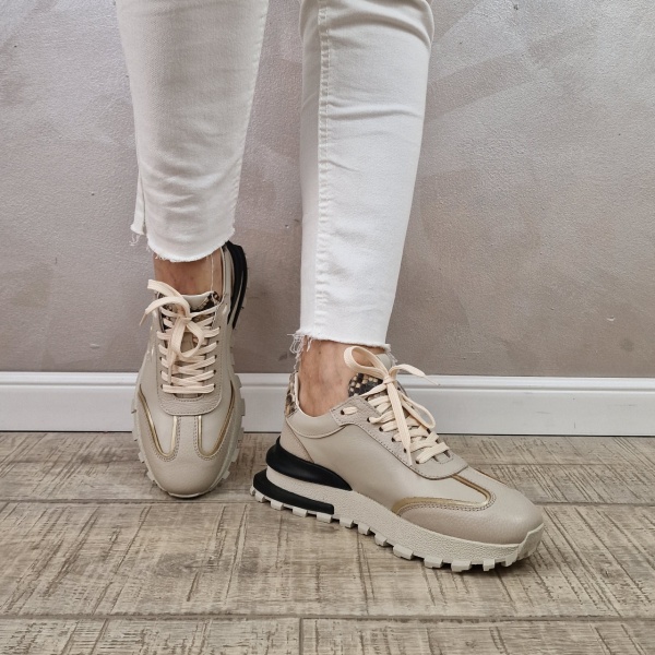 Pantofi casual/sport dama MANOS.RO piele naturala PS486 - Img 3