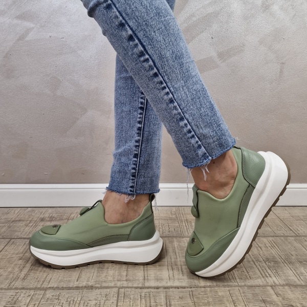 Pantofi casual/sport dama MANOS.RO piele naturala PS508 - Img 2