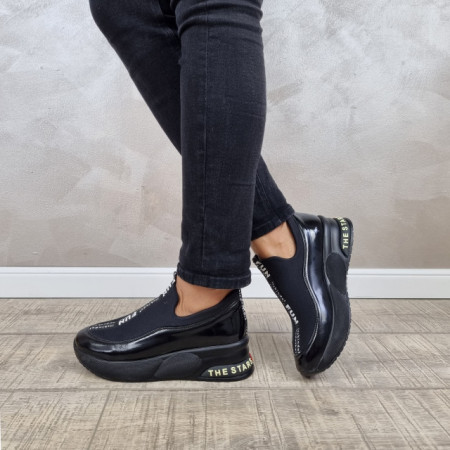 Pantofi casual/sport dama Manos.ro StretchFit/piele naturala PS349 - Img 2