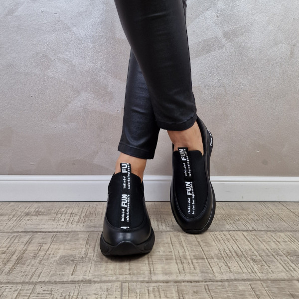Pantofi casual/sport dama Manos.ro StretchFit/piele naturala PS392 - Img 3