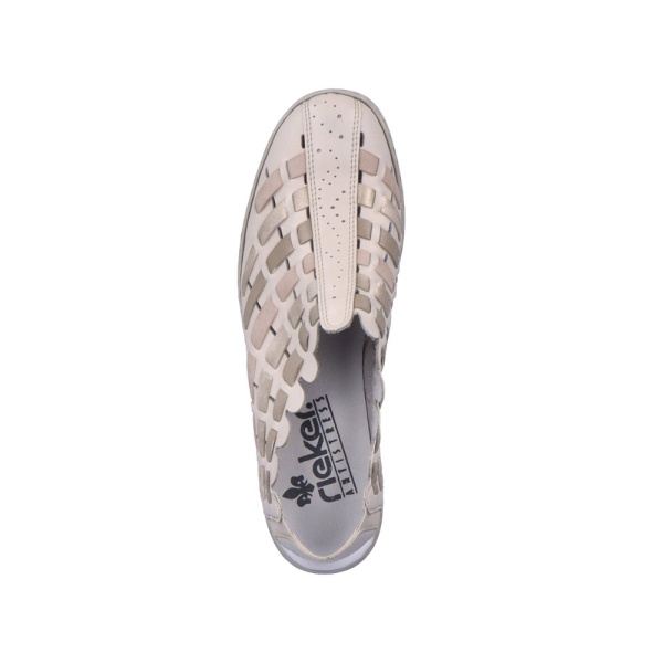 Pantofi dama piele naturala Rieker 413V8-60 - Img 3
