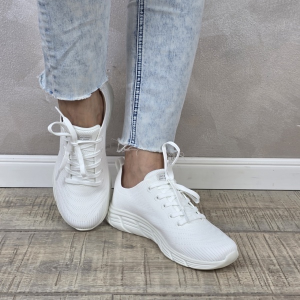 Pantofi dama sport Skechers® Bobs B Flex W 117591 WHT - Img 5
