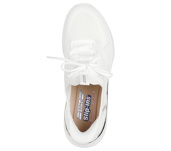 Pantofi dama sport Skechers® Bobs Squad 117617 WHT - Img 6