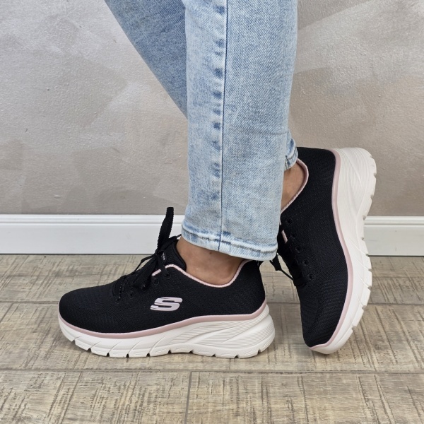 Pantofi dama sport Skechers®- Fashion Fit 2.0 - Moonlight Glow 150384 BKRG - Img 4