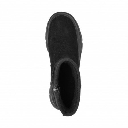 Ghete dama piele naturala Skechers 167279 BBK - Img 4