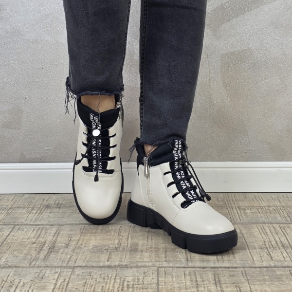 MANOS.RO Ghete dama casual sport piele naturala Filippo GS017 - Img 2