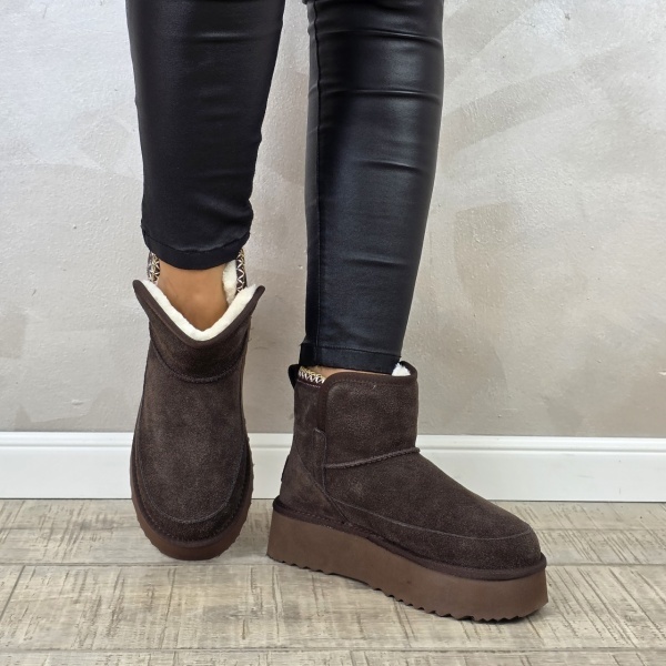 MANOS.RO Ghete dama piele naturala Water Repellent ANA VIOTTI GD2353 - Img 2