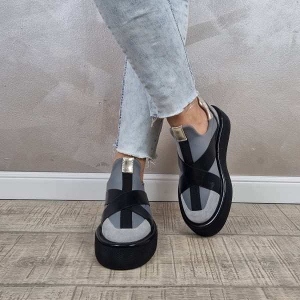 MANOS.RO Pantofi casual dama piele naturala PC1690 - Img 2
