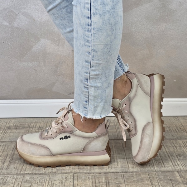 MANOS.RO Pantofi dama casual sport piele naturala Filippo PS681 - Img 4