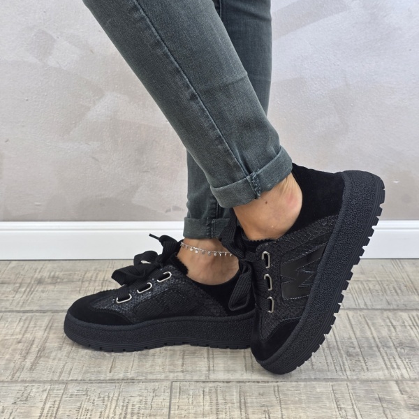 MANOS.RO Pantofi dama casual sport piele naturala FILIPPO PS865 - Img 2