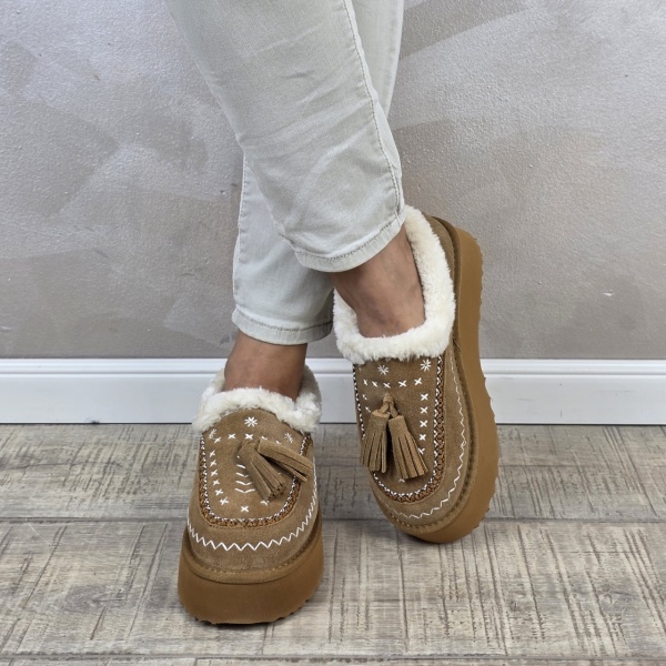MANOS.RO Pantofi dama piele naturala Water Repellent ANA VIOTTI PC2301 - Img 2