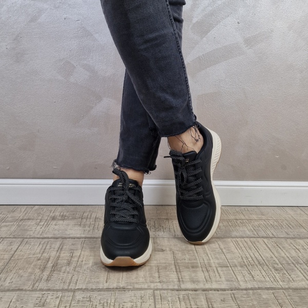 MANOS.RO Pantofi dama sport Skechers® Bobs Arch Comfort B 117560 BLK - Img 4