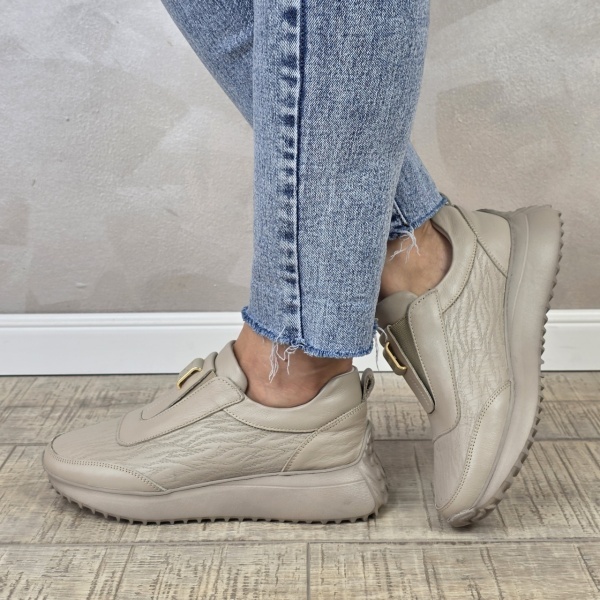 Pantofi casual/sport dama MANOS.RO piele naturala PS697 - Img 3