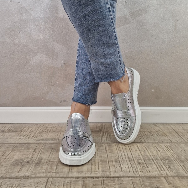 Pantofi casual/sport dama MANOS.RO piele naturala PV2143 - Img 2