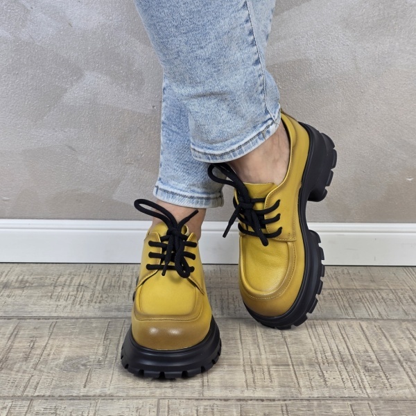 Pantofi dama casual FORMAZIONE piele naturala PC2343 - Img 2