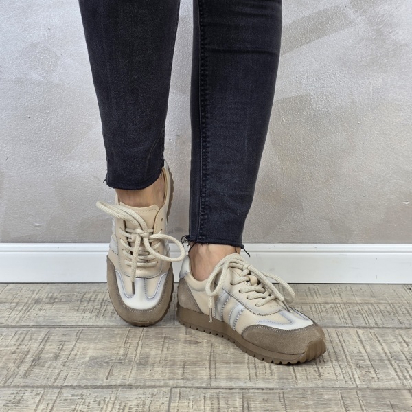 Pantofi dama sport FORMAZIONE piele naturala PS617 - Img 3