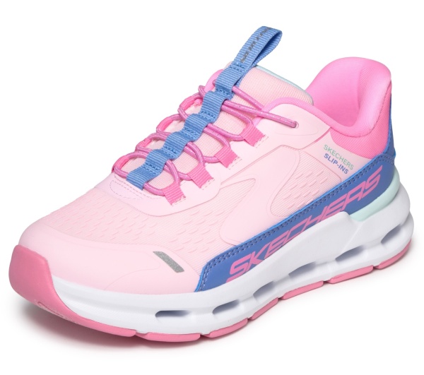 Pantofi dama sport Skechers®, GLIDE-STEP, din material textil 303654L PKBL - Img 2