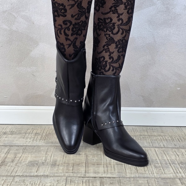 Botine/Ghete dama piele naturala ANNA VIOTTI BT356 - Img 4