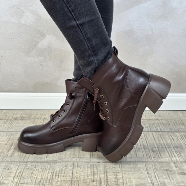 Botine/Ghete dama piele naturala MANOS.RO GD2589 - Img 2