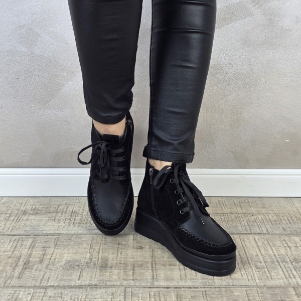 MANOS.RO Ghete dama piele naturala GO251 - Img 3