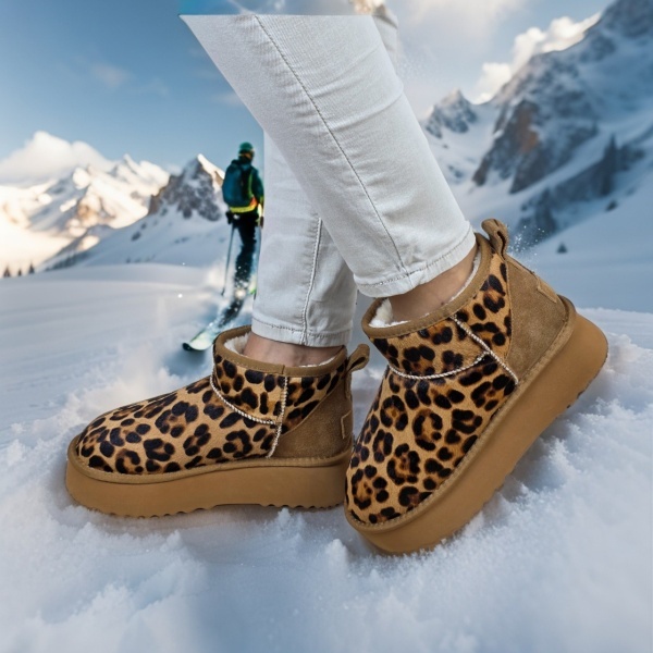 MANOS.RO Ghete dama piele naturala Water Repellent ANA VIOTTI GD2428 - Img 6