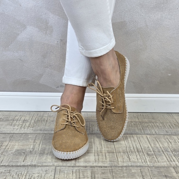 MANOS.RO Pantofi dama casual sport piele naturala FILIPPO PS747 - Img 2