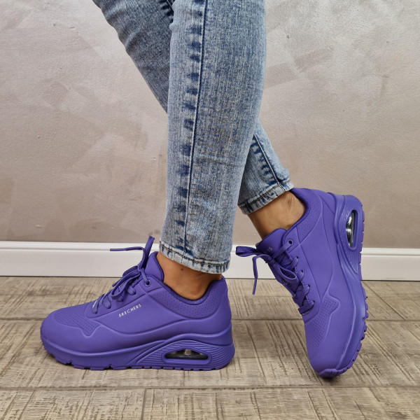 MANOS.RO Pantofi dama sport Skechers® Uno 73667 PUR - Img 6