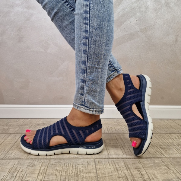 MANOS.RO Sandale dama Skechers Skechers Cali® Flex Appeal 2.5 119271 NVY - Img 8