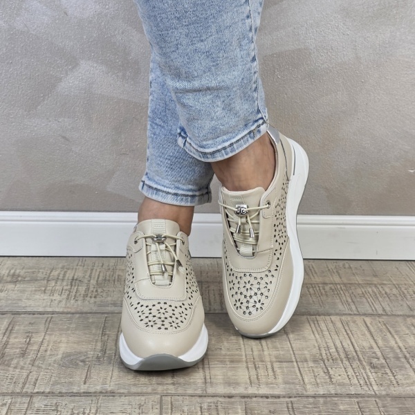 Pantofi dama casual ANA VIOTTI piele naturala PC2355 - Img 2
