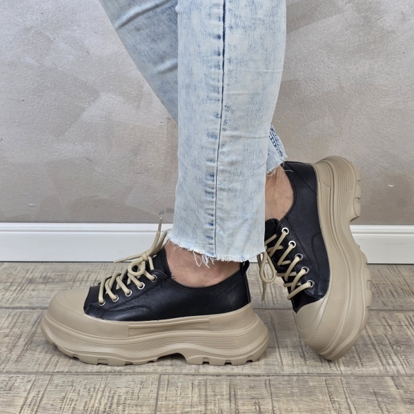 Pantofi dama casual Franco piele naturala PC2341 - Img 3