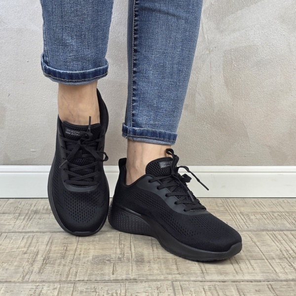 Pantofi dama sport Skechers® Bobs Squad Chaos 117550 BBK - Img 5