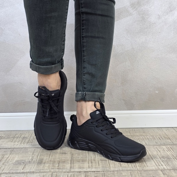 Pantofi dama sport Skechers® Bobs Squad Chaos 117715 BBK - Img 3