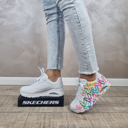 Pantofi dama sport Skechers Uno 177981 WMLT - Img 2