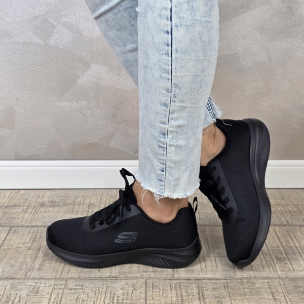 Pantofi sport Skechers® Work Relaxed Fit: Ultra Flex 3.0 Slip Resistant - Jinie 108176 BLK - Img 5