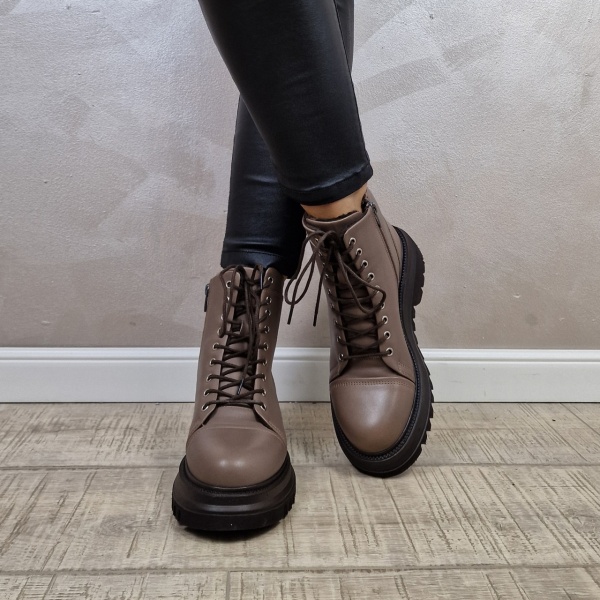 MANOS.RO Ghete dama CASUAL piele naturala CASPIAN GD2004