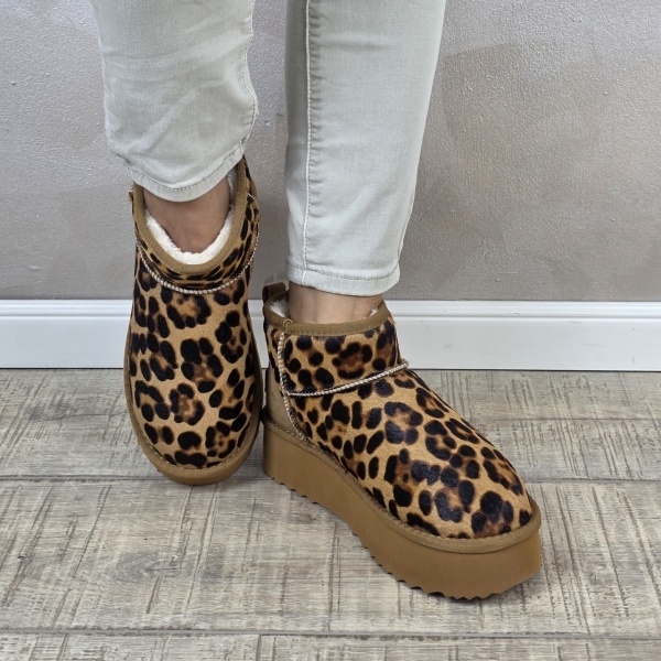 MANOS.RO Ghete dama piele naturala Water Repellent ANA VIOTTI GD2428 - Img 3