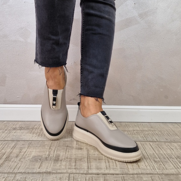 MANOS.RO Pantofi casual dama piele naturala PC1974 - Img 2