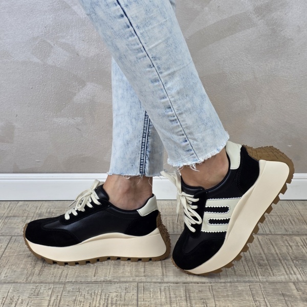 MANOS.RO Pantofi dama casual sport piele naturala Filippo PC2370 - Img 4