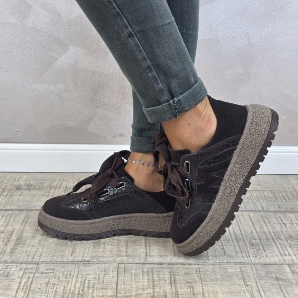 MANOS.RO Pantofi dama casual sport piele naturala FILIPPO PS866 - Img 2