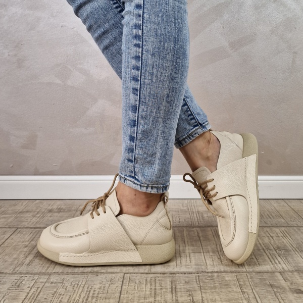 Pantofi casual/sport dama MANOS.RO piele naturala PC2205 - Img 4
