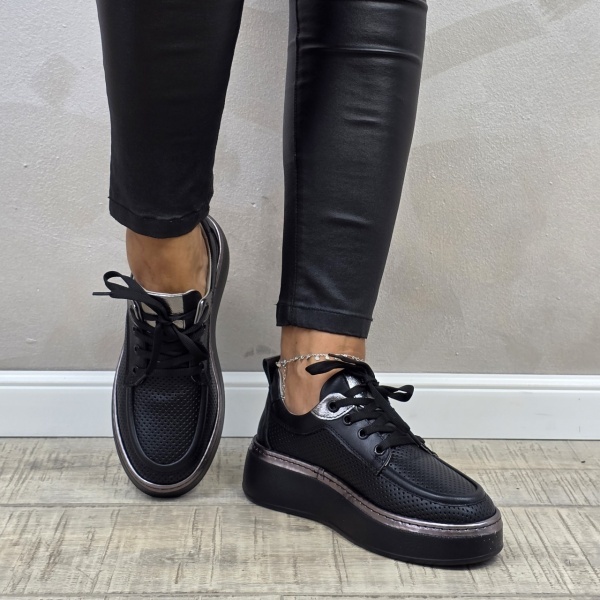 Pantofi casual/sport dama MANOS.RO piele naturala PS584 - Img 2